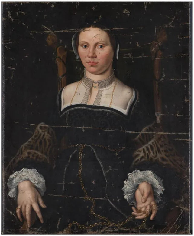 Portrait d'une dame - Maarten van Heemskerck image 1 reproduction réalisée par Alpha Reproduction