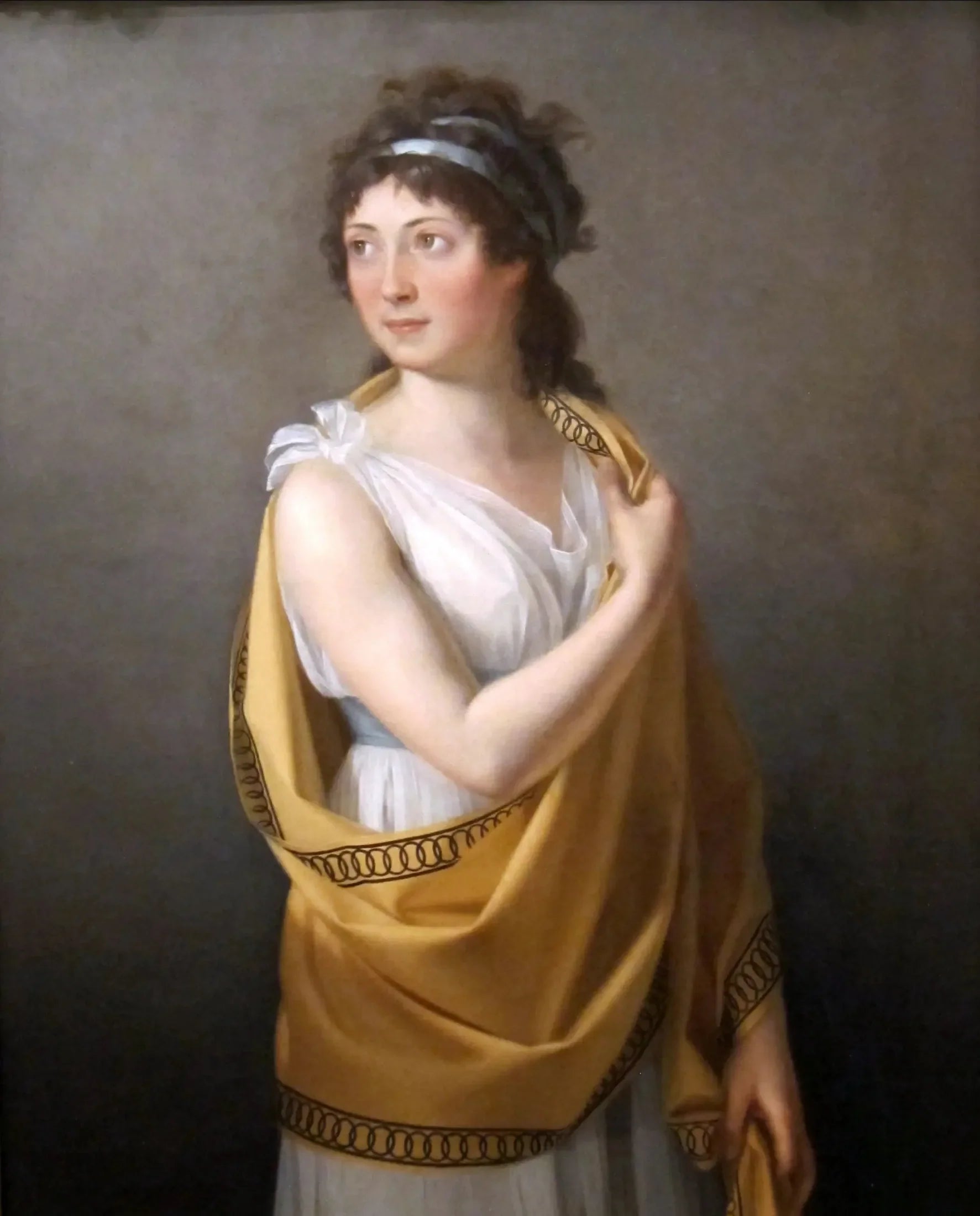 Portrait d'une dame - Marie-Guillemine Benoist image 1 copie peinte à la main à l’huile