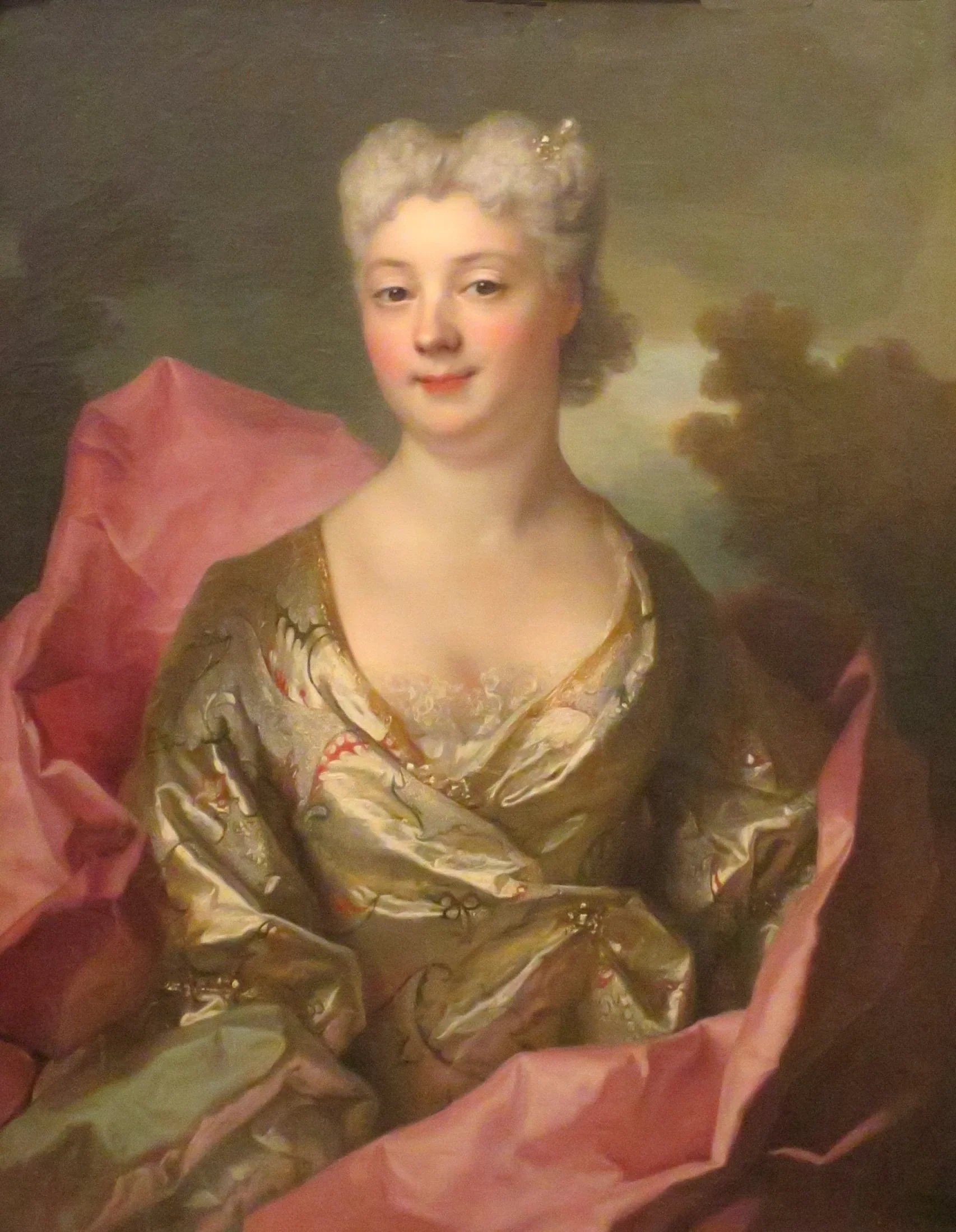 Portrait d'une dame - Nicolas de Largillière image 1 copie de tableau peinte à la main
