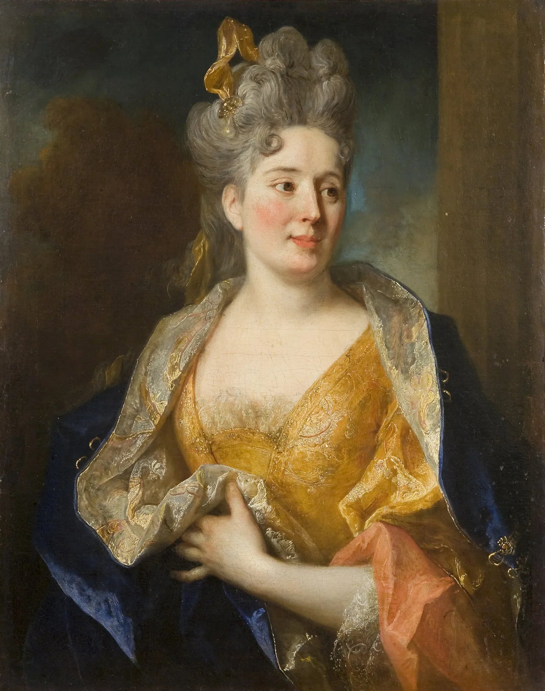 Portrait d'une dame - Nicolas de Largillière image 1 reproduction artisanale de tableau