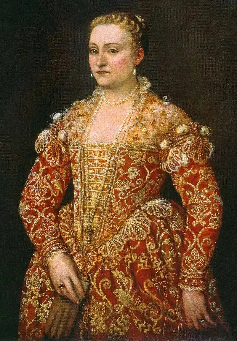 Portrait d'une dame - Paul Véronèse image 1 copie peinte à la main à l’huile