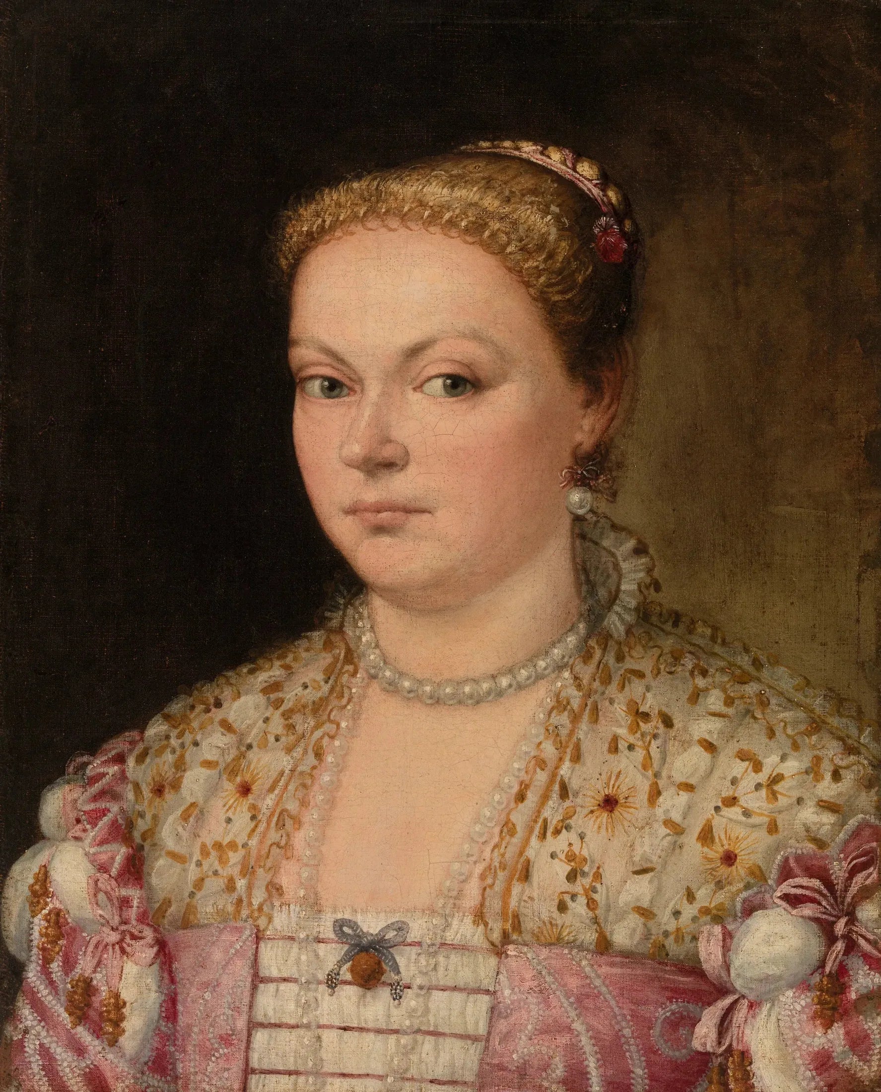 Portrait d'une dame - Paul Véronèse image 1 reproduction artisanale de tableau