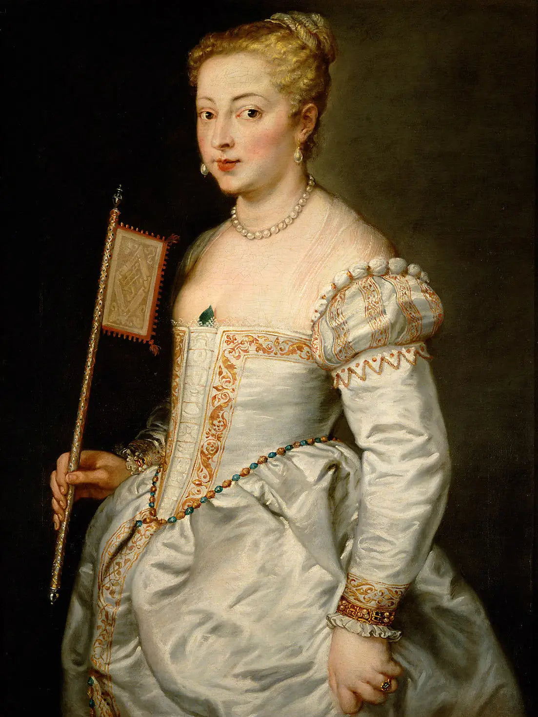 Portrait d'une dame - Peter Paul Rubens image 1 reproduction artisanale de tableau