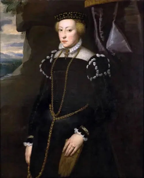Portrait d'une dame (peut-être Éléonore, duchesse de Mantoue, d'après un maître italien) - Peter Paul Rubens image 1 reproduction d’œuvre d’art à l’huile