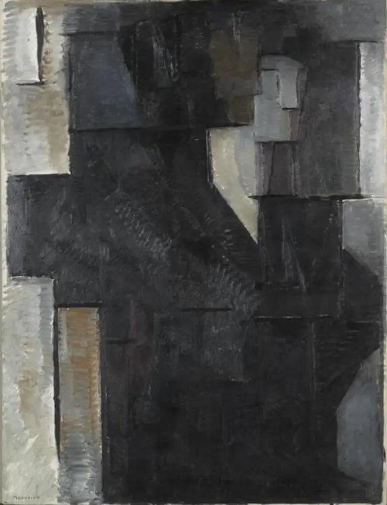 Portrait d'une dame - Piet Mondrian