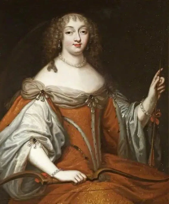 Portrait d'une dame (probablement Henrietta Anne Stuart, 1644–1670, duchesse d'Orléans ou Marie Mancini, 1646–1714, princesse Colonna) - Pierre Mignard image 1 reproduction réalisée par Alpha Reproduction