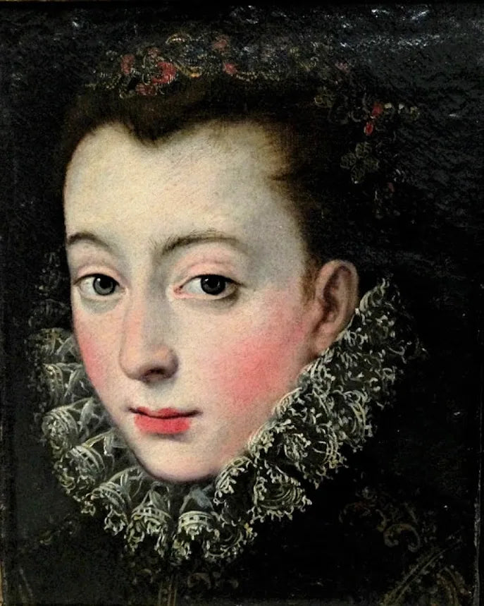 Portrait d'une dame, probablement Maddalena Osuna Giron - Sofonisba Anguissola image 1 copie de tableau peinte à la main