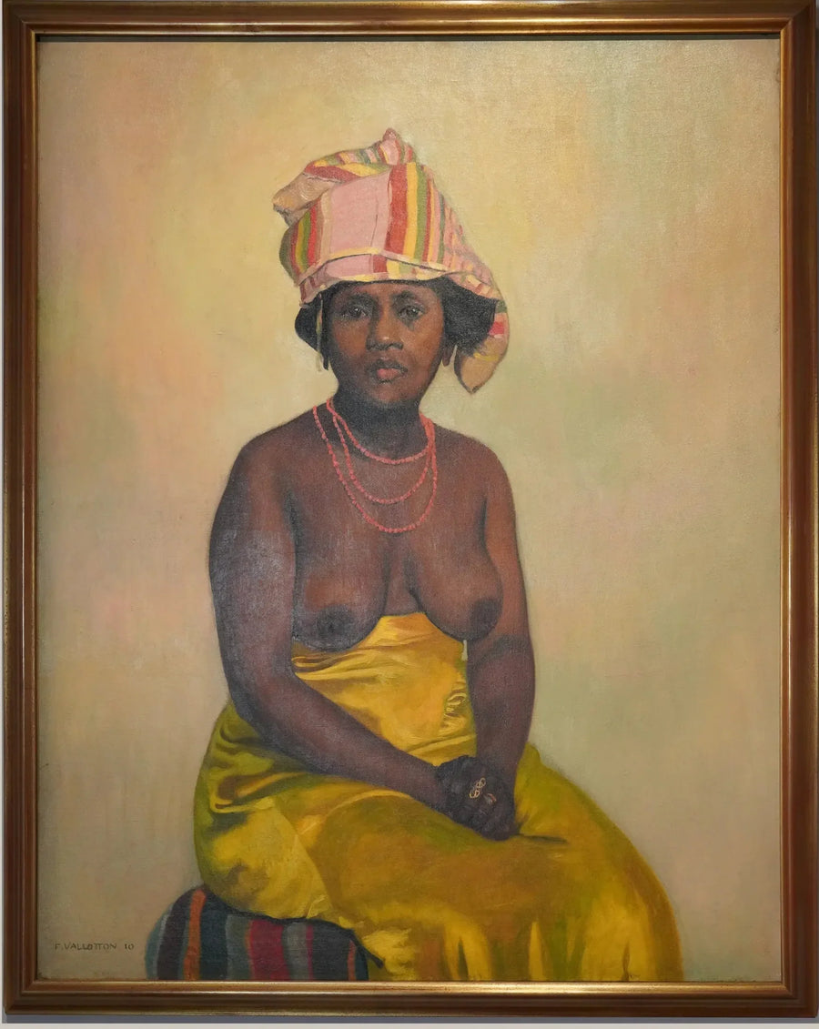 Portrait d'une femme africaine - Félix Vallotton