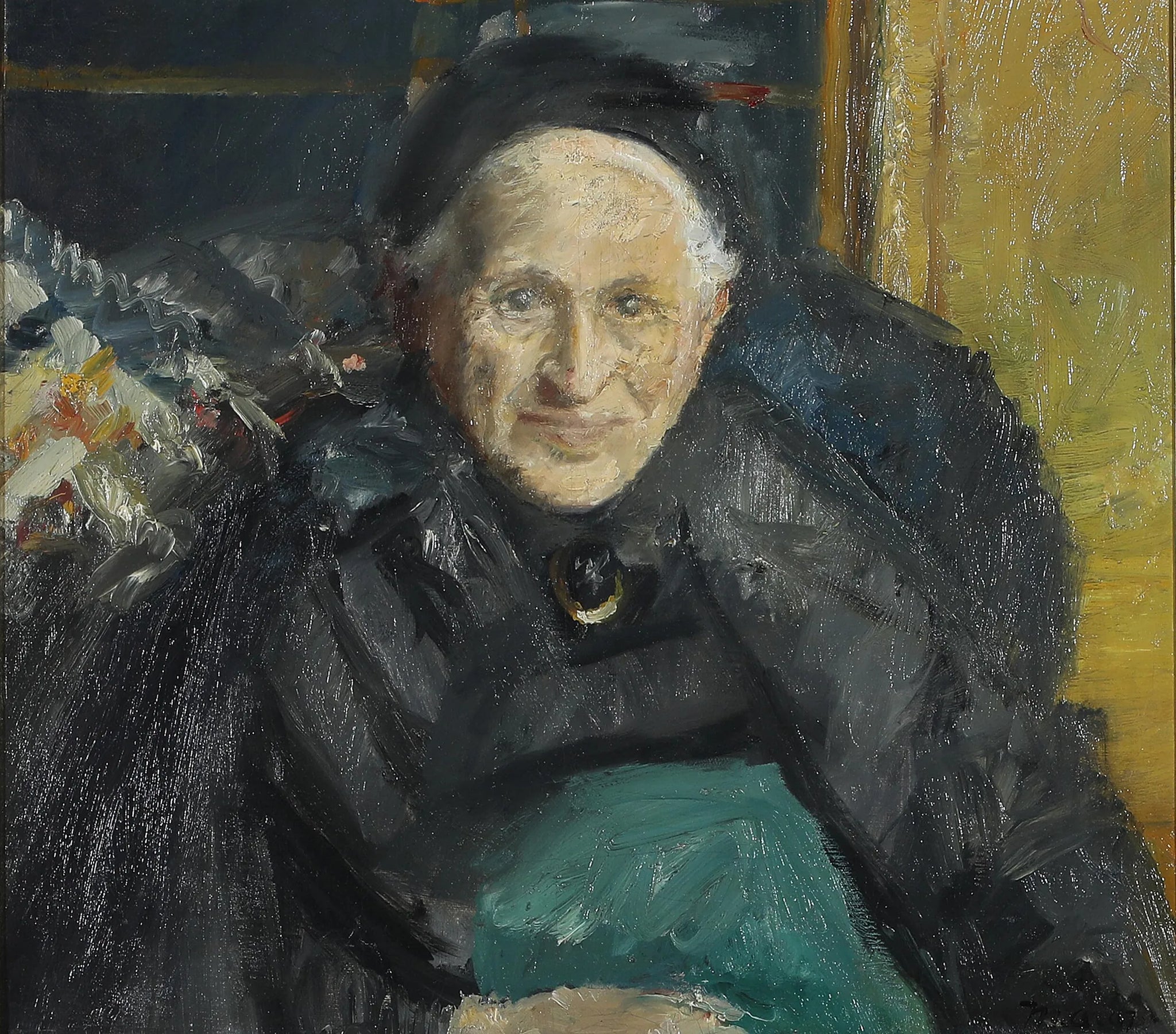 Portrait d'une femme âgée. - Michael Peter Ancher image 1 tableau peint à l’huile sur toile