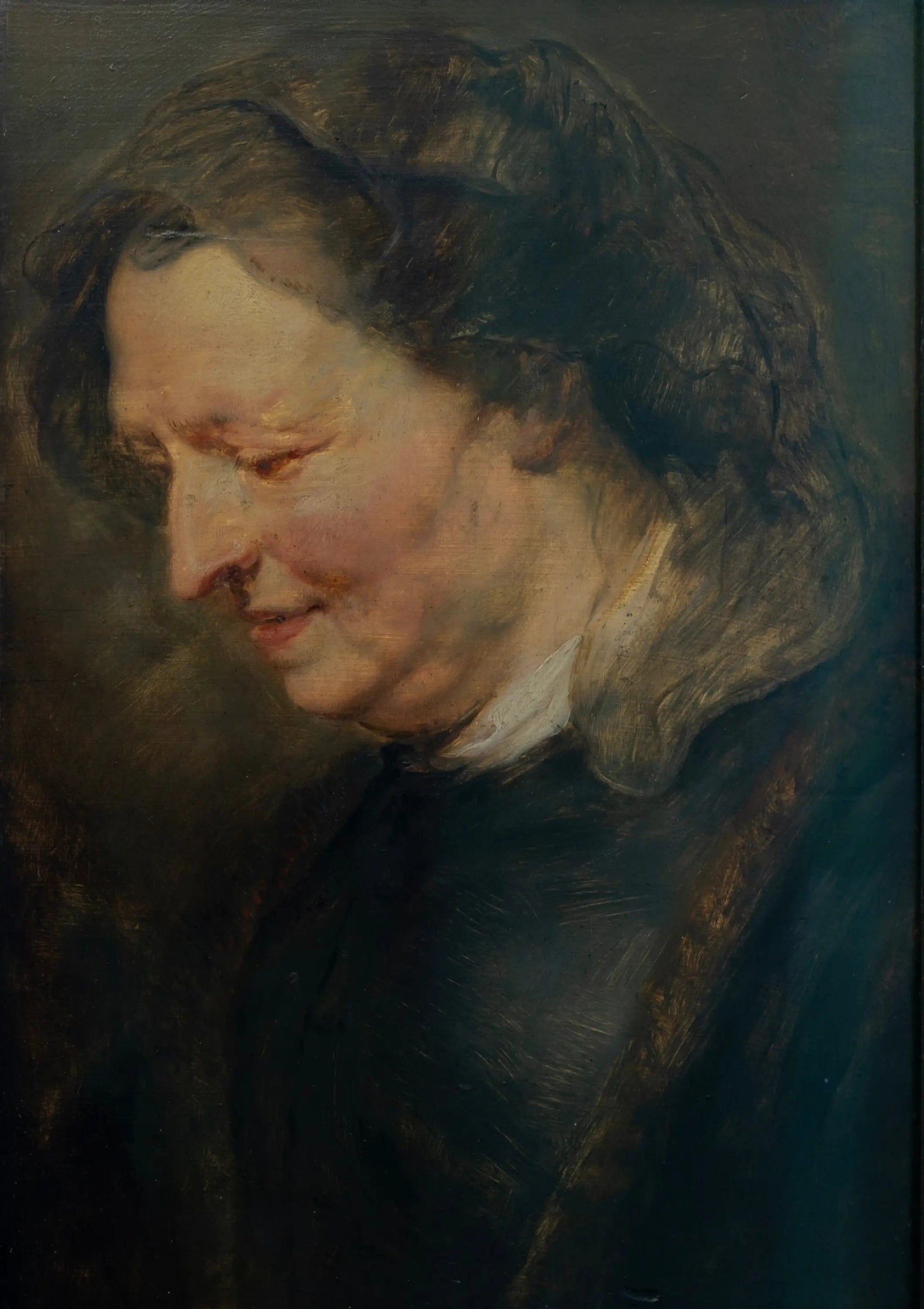 Portrait d'une femme âgée - Peter Paul Rubens image 1 reproduction artisanale de tableau