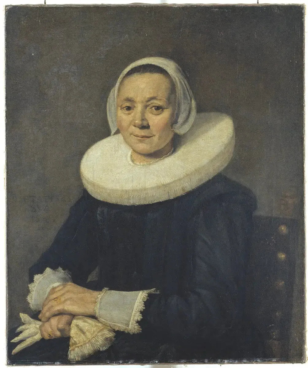 Portrait d'une femme assise - Frans Hals image 1 reproduction d’œuvre d’art à l’huile