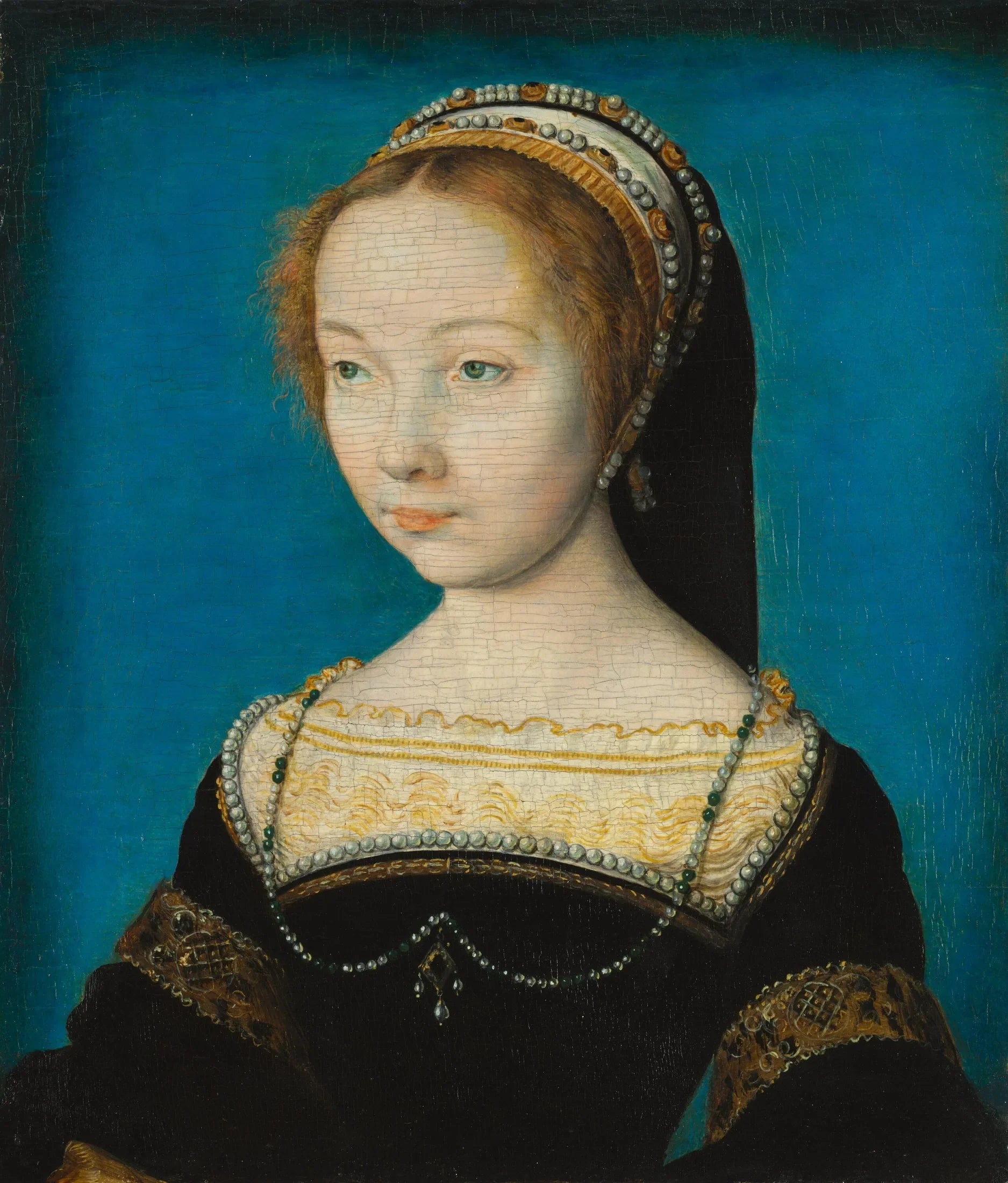 Portrait d'une femme - Corneille de Lyon image 1 copie de tableau peinte à la main