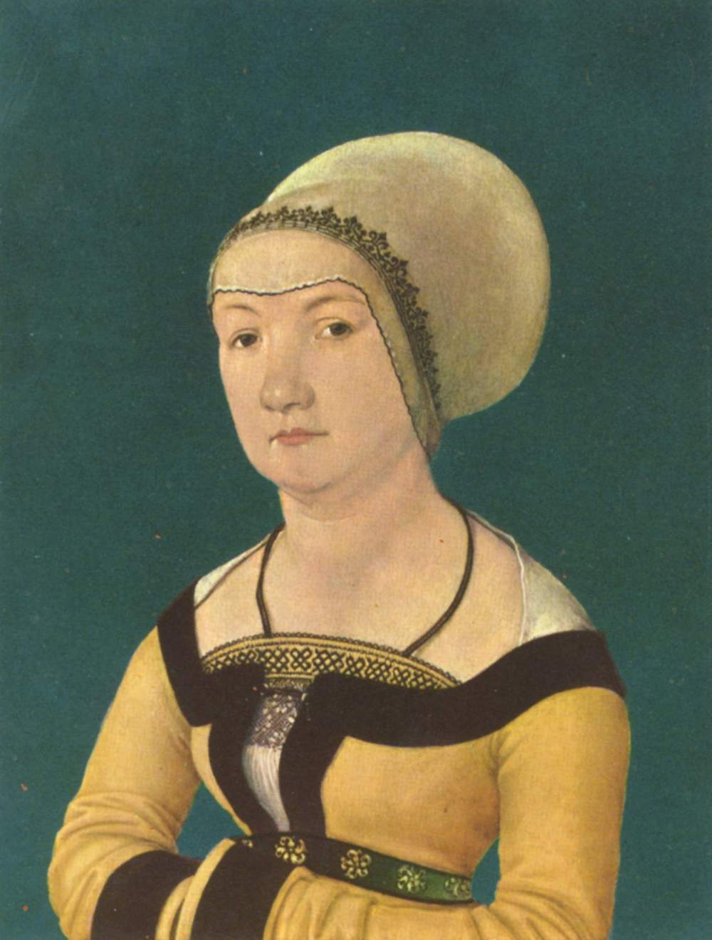 Portrait d'une femme de 34 ans - Hans Holbein the Elder image 1 copie de tableau peinte à la main