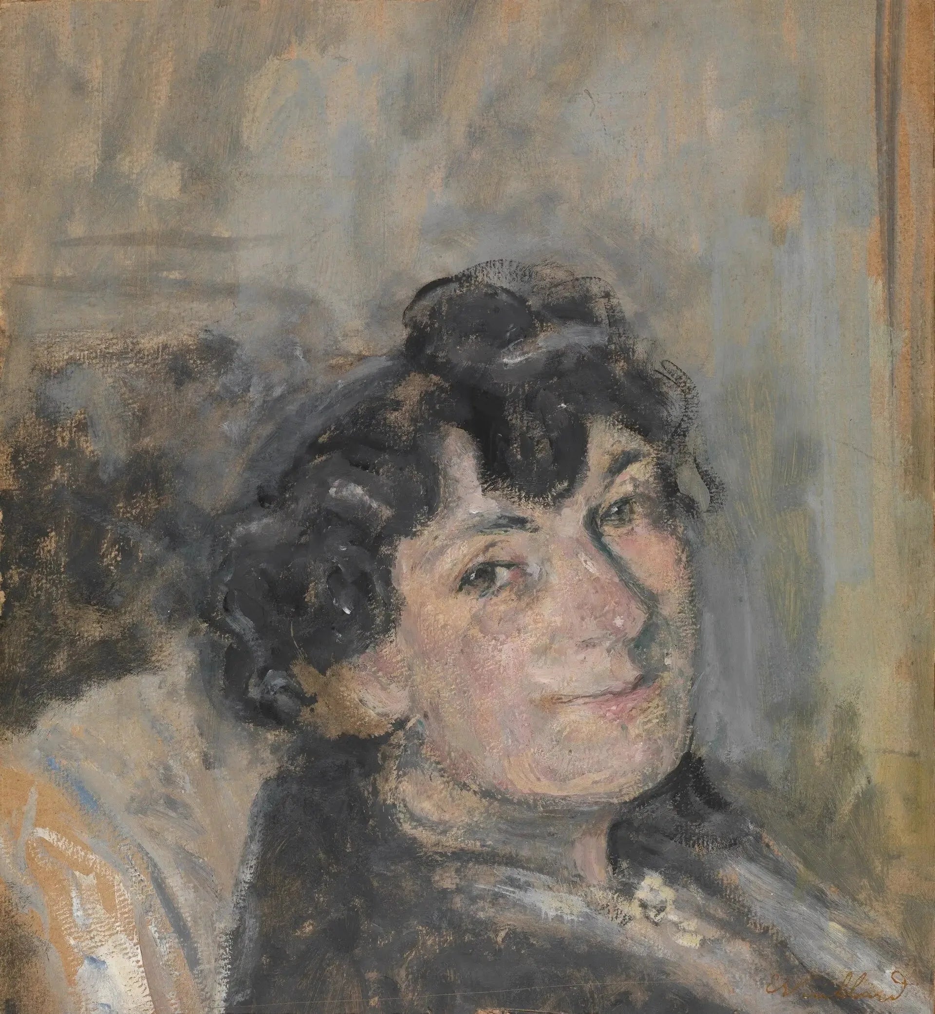 Portrait d'une femme - Édouard Vuillard image 1 reproduction artisanale de tableau