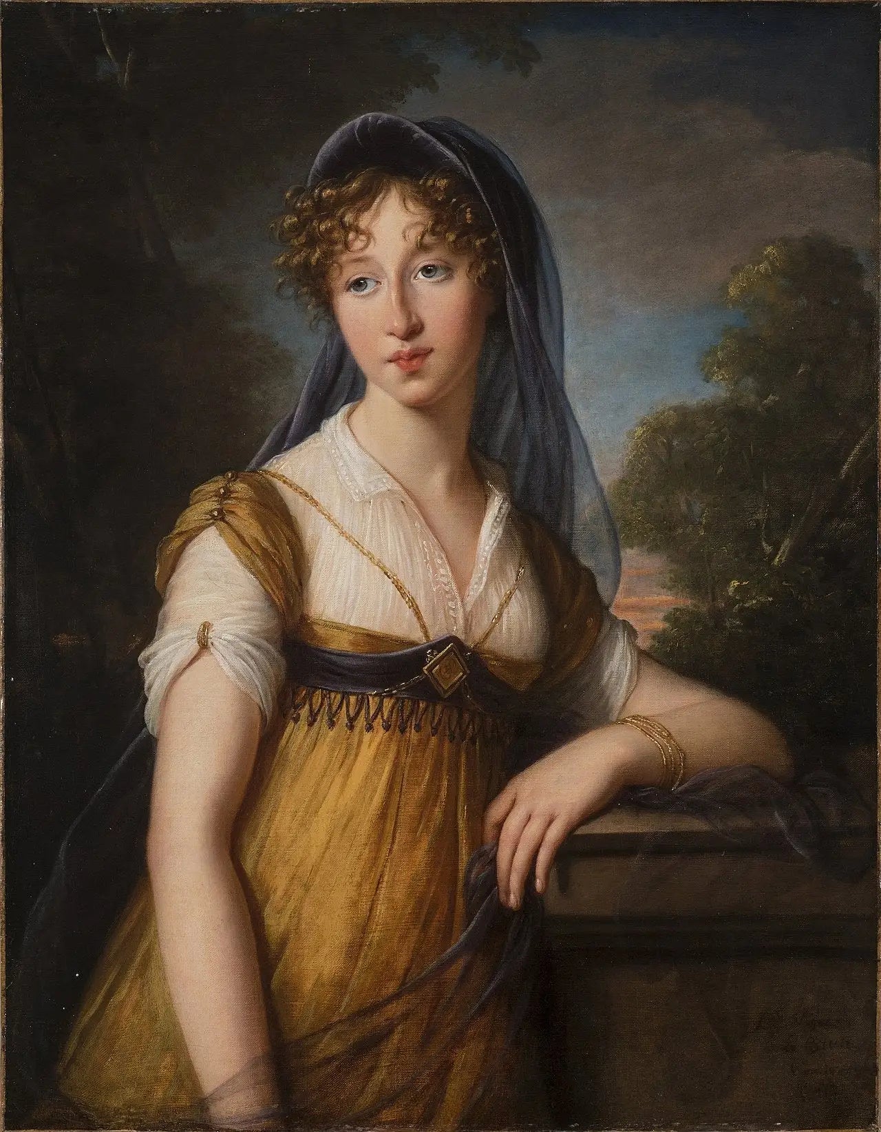 Portrait d'une femme - Élisabeth Vigée Le Brun image 1 copie peinte à la main à l’huile