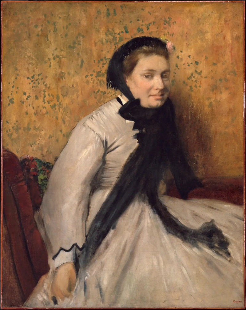 Portrait d'une femme en gris - Edgar Degas