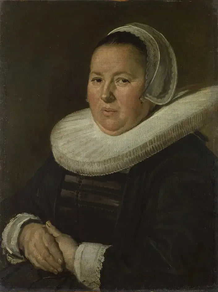 portrait d'une femme inconnue - Frans Hals image 1 reproduction de peinture à l’huile