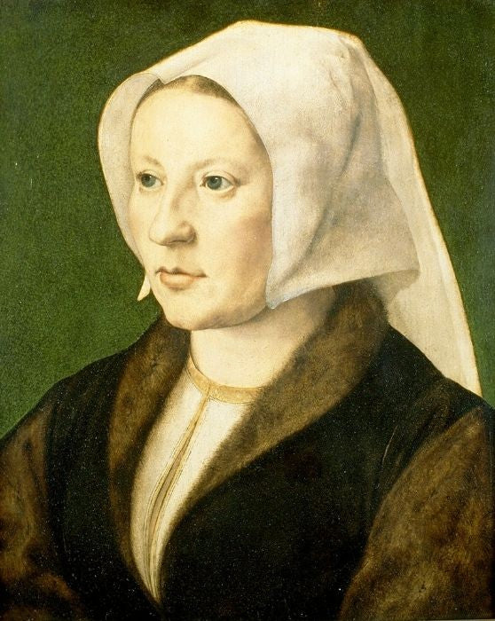 Portrait d'une femme - Jan Gossaert image 1 copie peinte à la main à l’huile