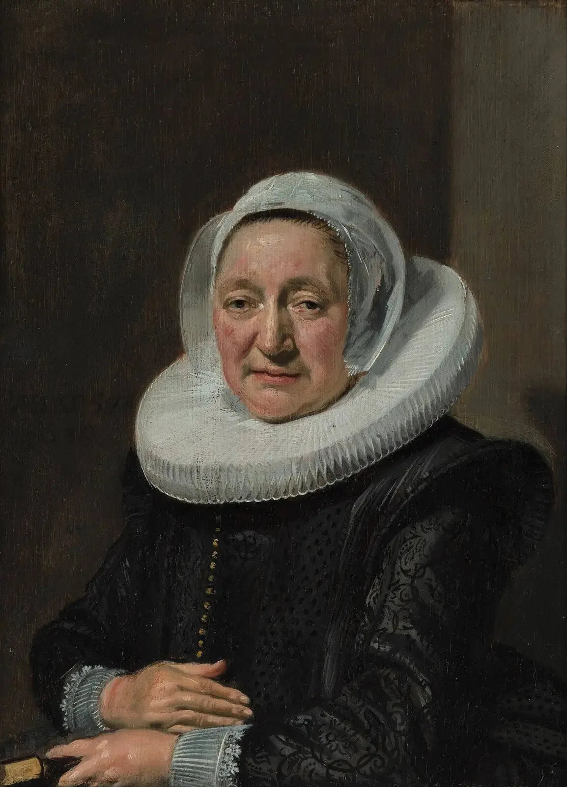 Portrait d'une femme, possible Judith van Breda - Frans Hals image 1 tableau peint à l’huile sur toile
