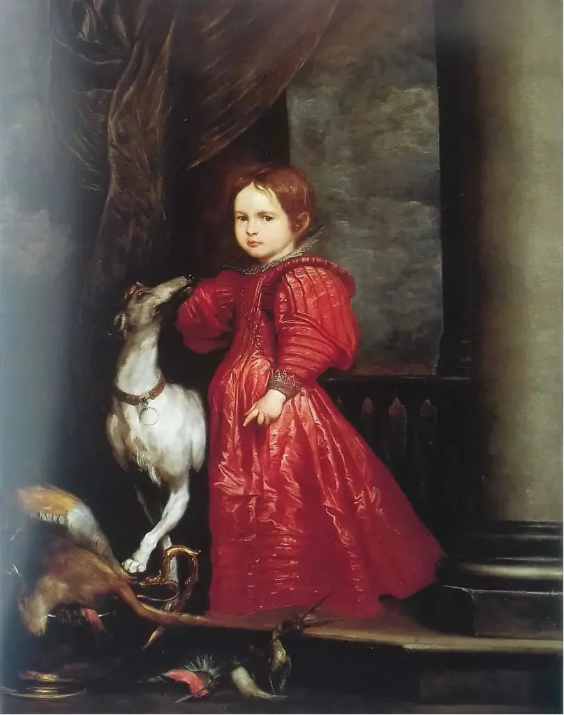 Portrait d'une fille en Diana - Antoine van Dyck