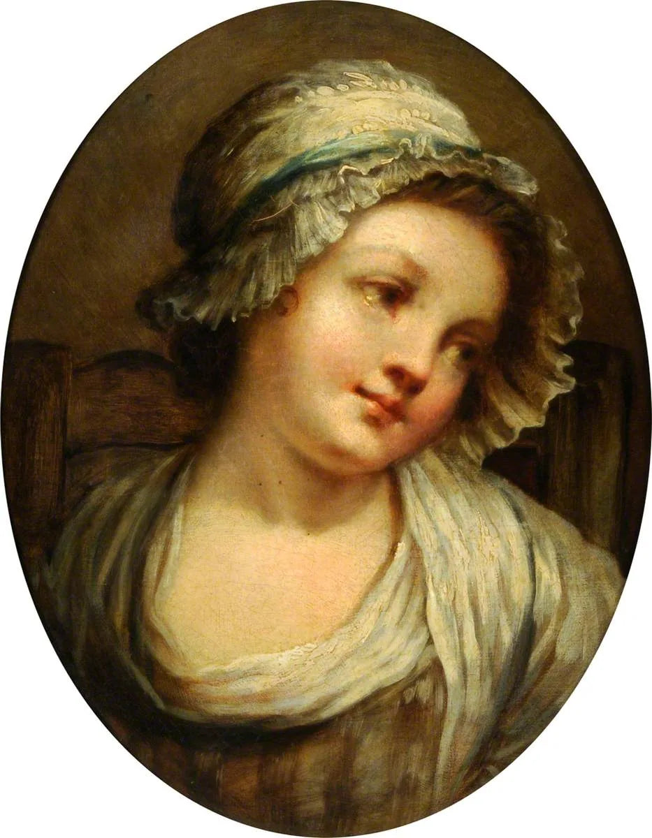 Portrait d'une fille - Jean-Baptiste Greuze image 1 reproduction de peinture à l’huile