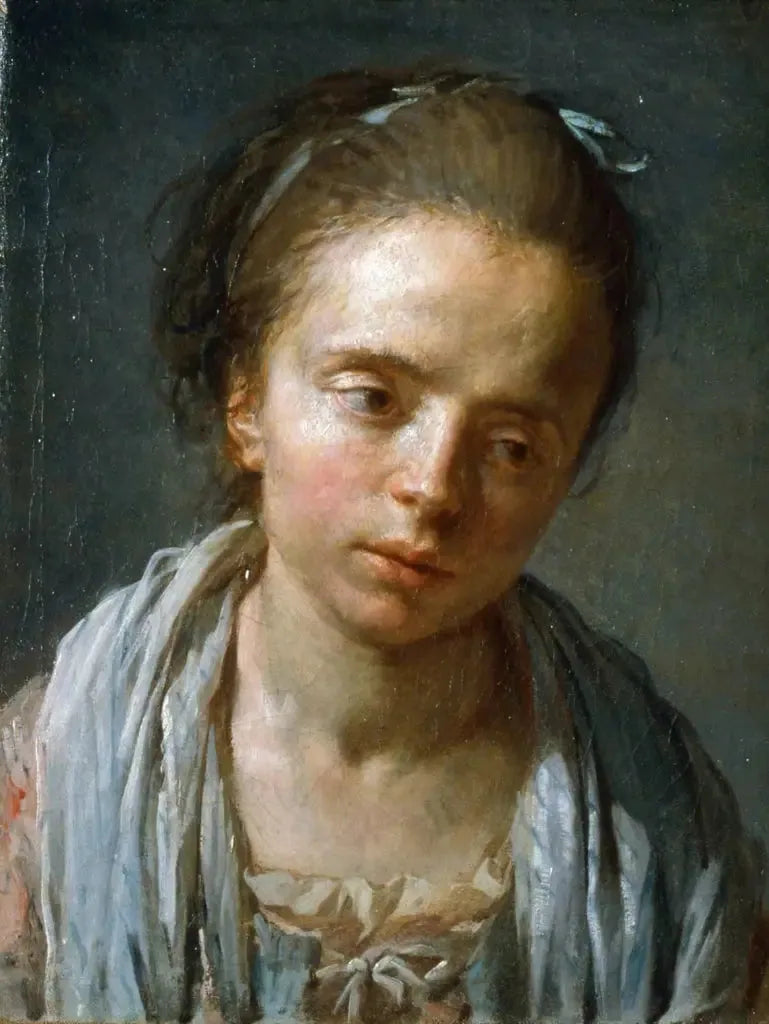 Portrait d'une fille - Nicolas-Bernard Lépicié image 1 tableau peint à l’huile sur toile