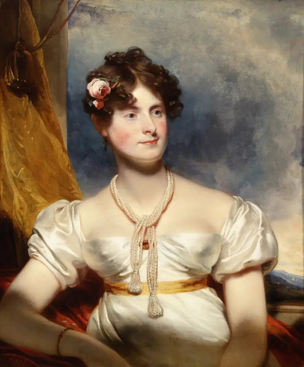 portrait d'une inconnue - Thomas Lawrence image 1 reproduction de peinture à l’huile