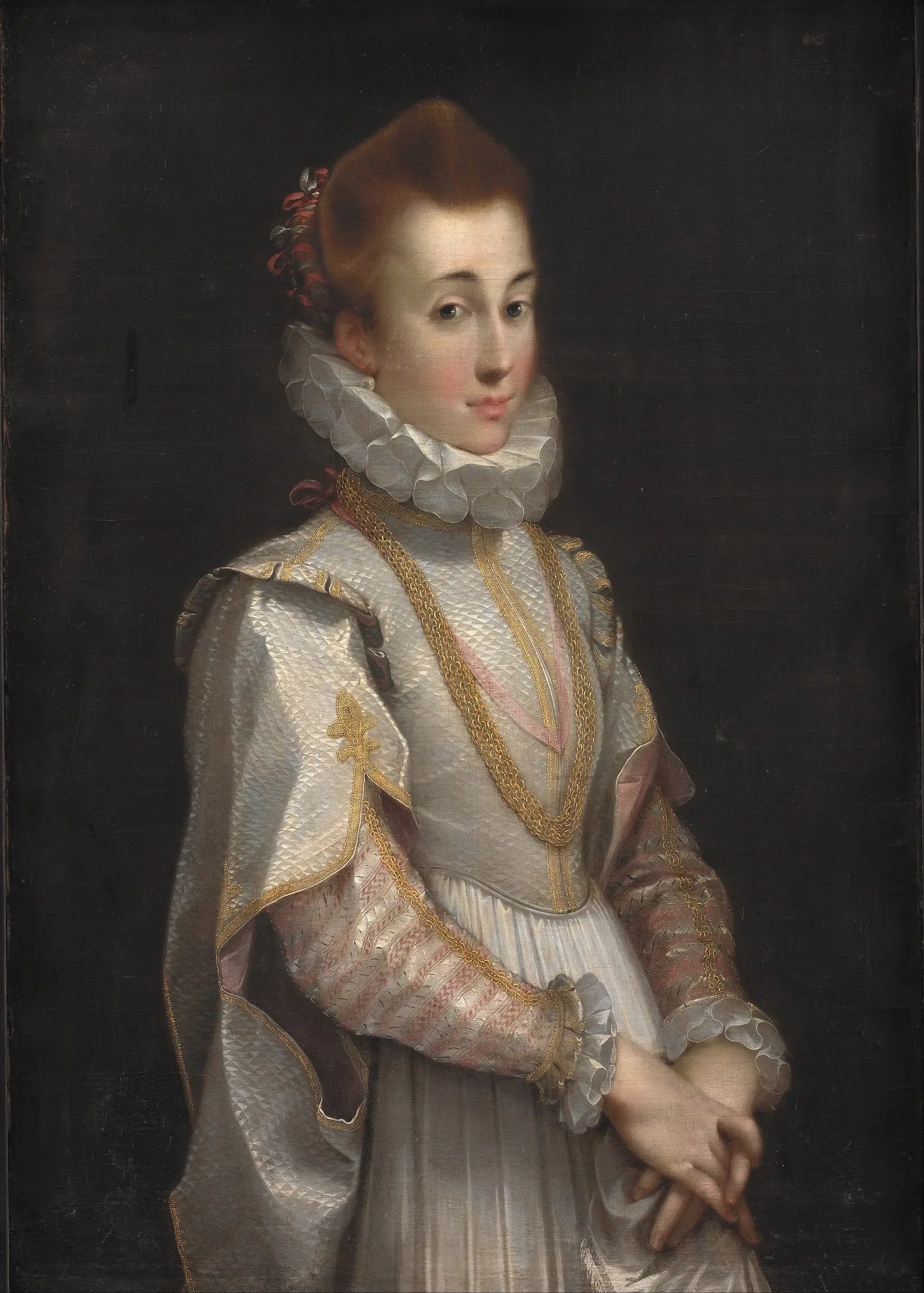 Portrait d'une jeune dame - Federico Barroci image 1 reproduction artisanale de tableau