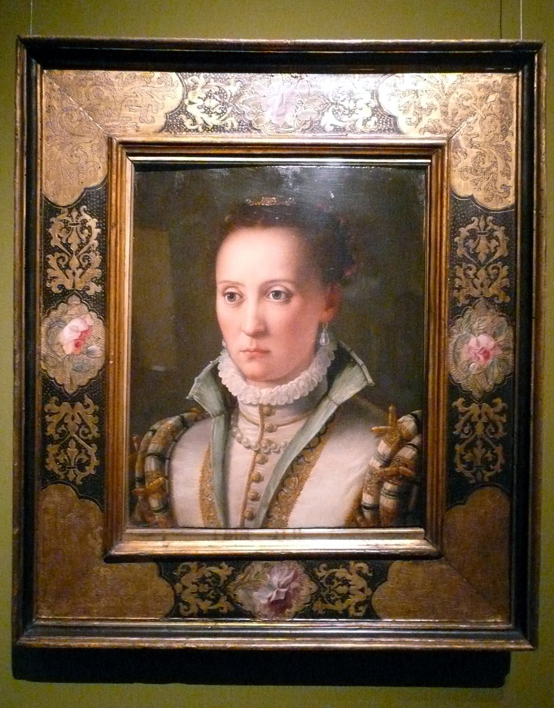 Portrait d'une jeune femme - Bronzino image 1 reproduction d’œuvre d’art à l’huile