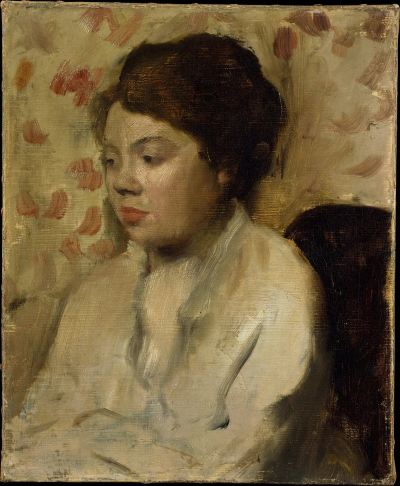 Portrait d'une jeune femme - Edgar Degas