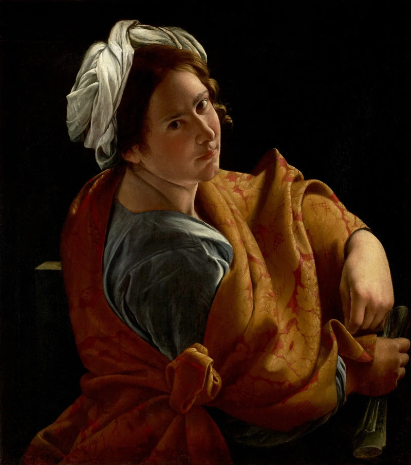 Portrait d'une jeune femme en sibylle - Orazio Gentileschi