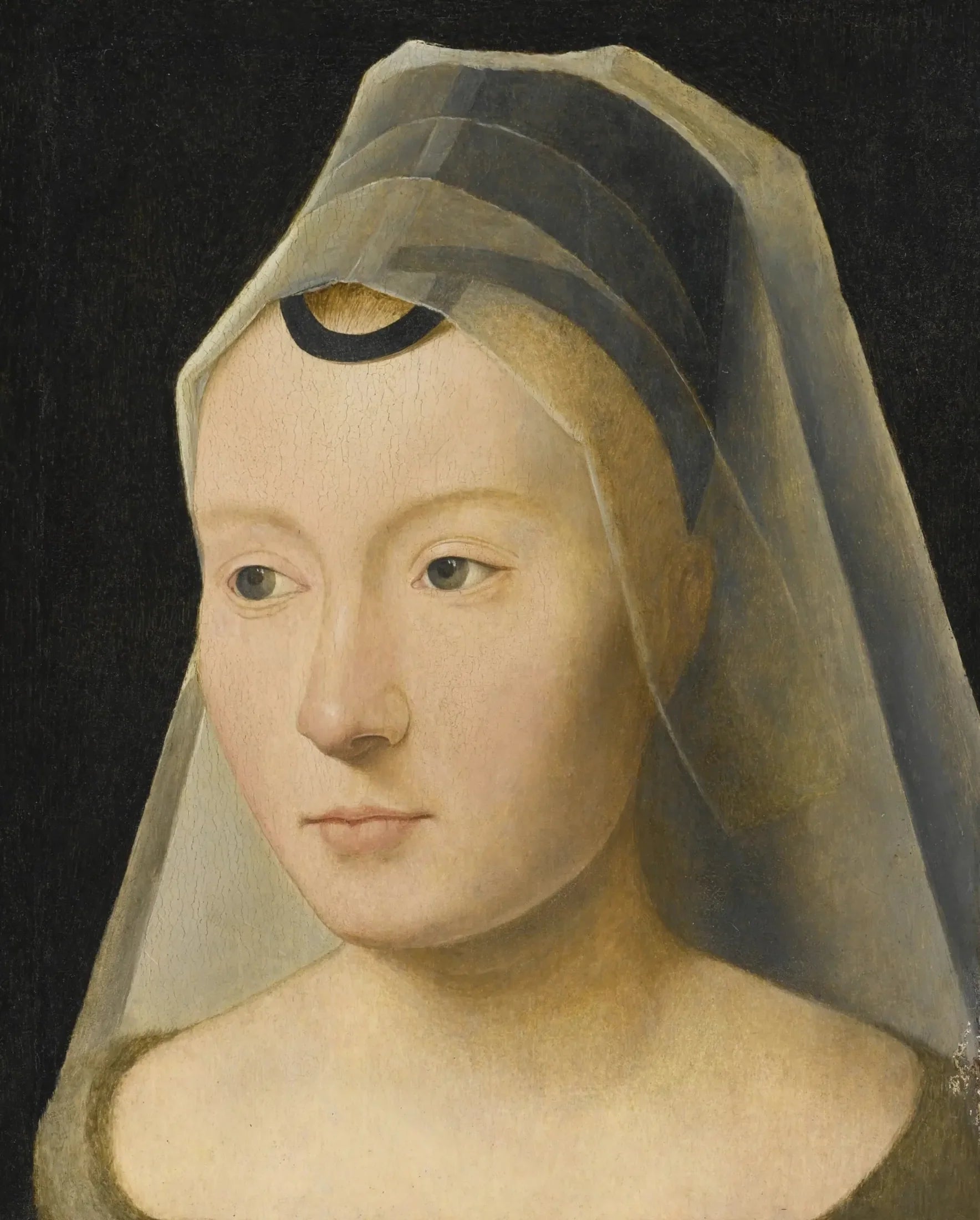 Portrait d'une jeune femme - Hans Memling image 1 reproduction de peinture à l’huile