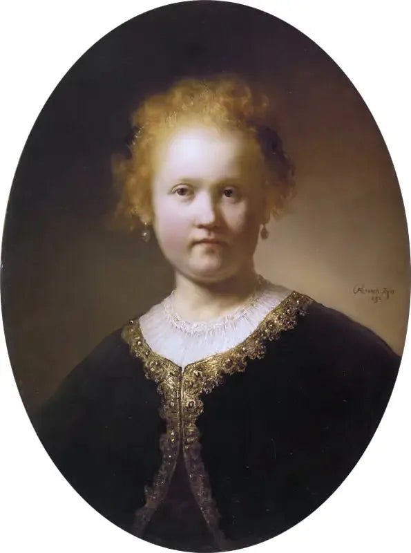 Portrait d'une jeune femme - Rembrandt