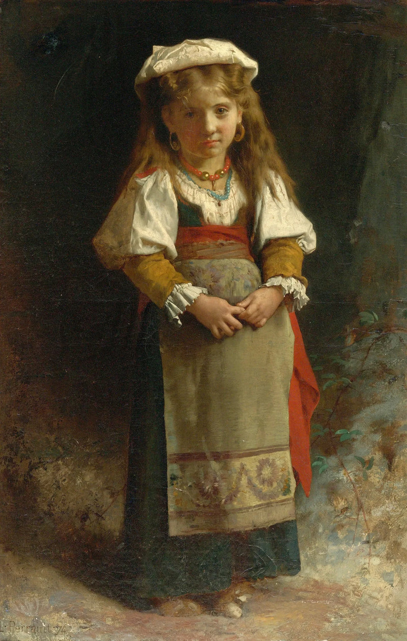 Portrait d'une jeune fille - Léon Perrault