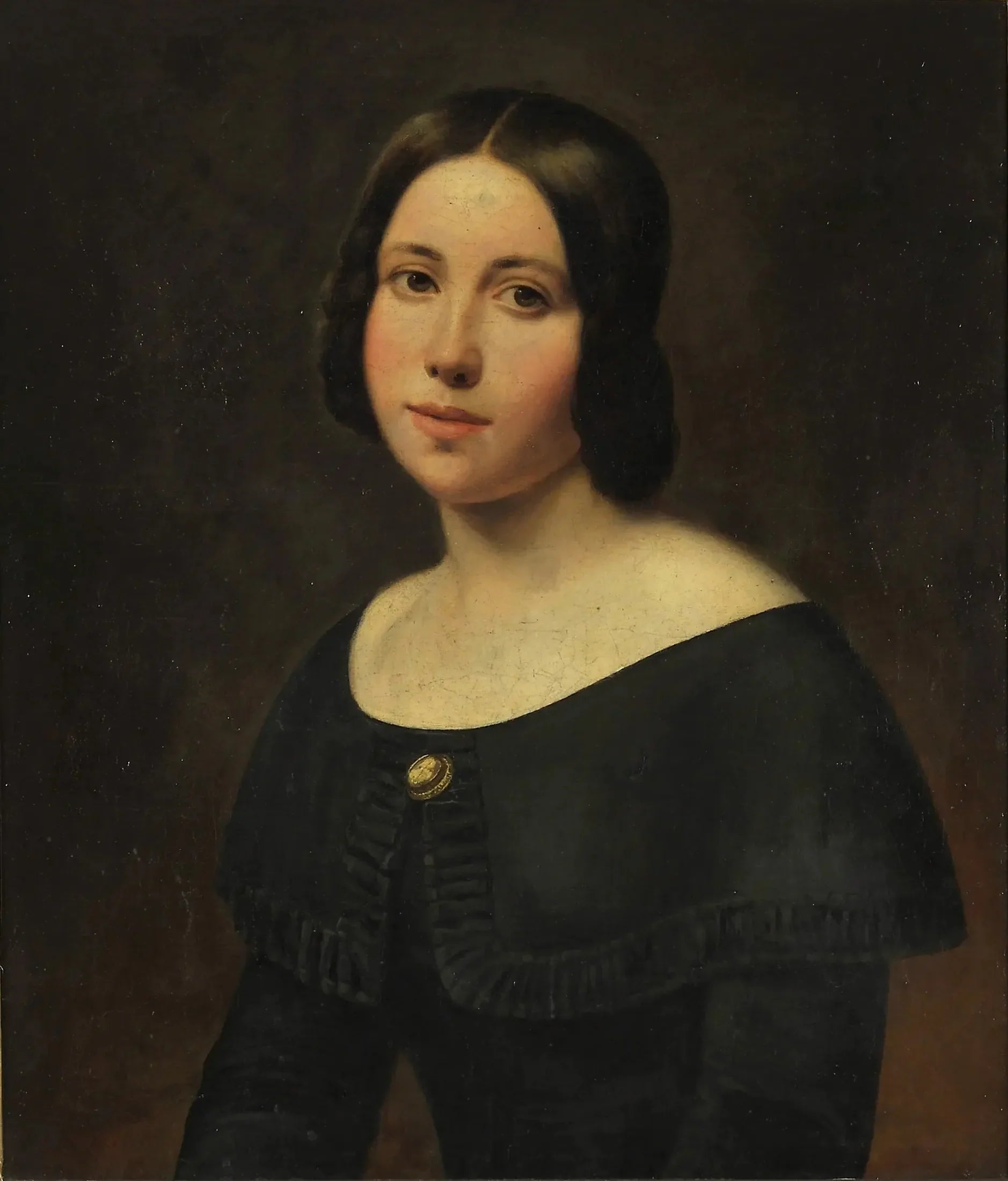 Portrait d'une jeune fille - Ludwig Knaus image 1 reproduction réalisée par Alpha Reproduction