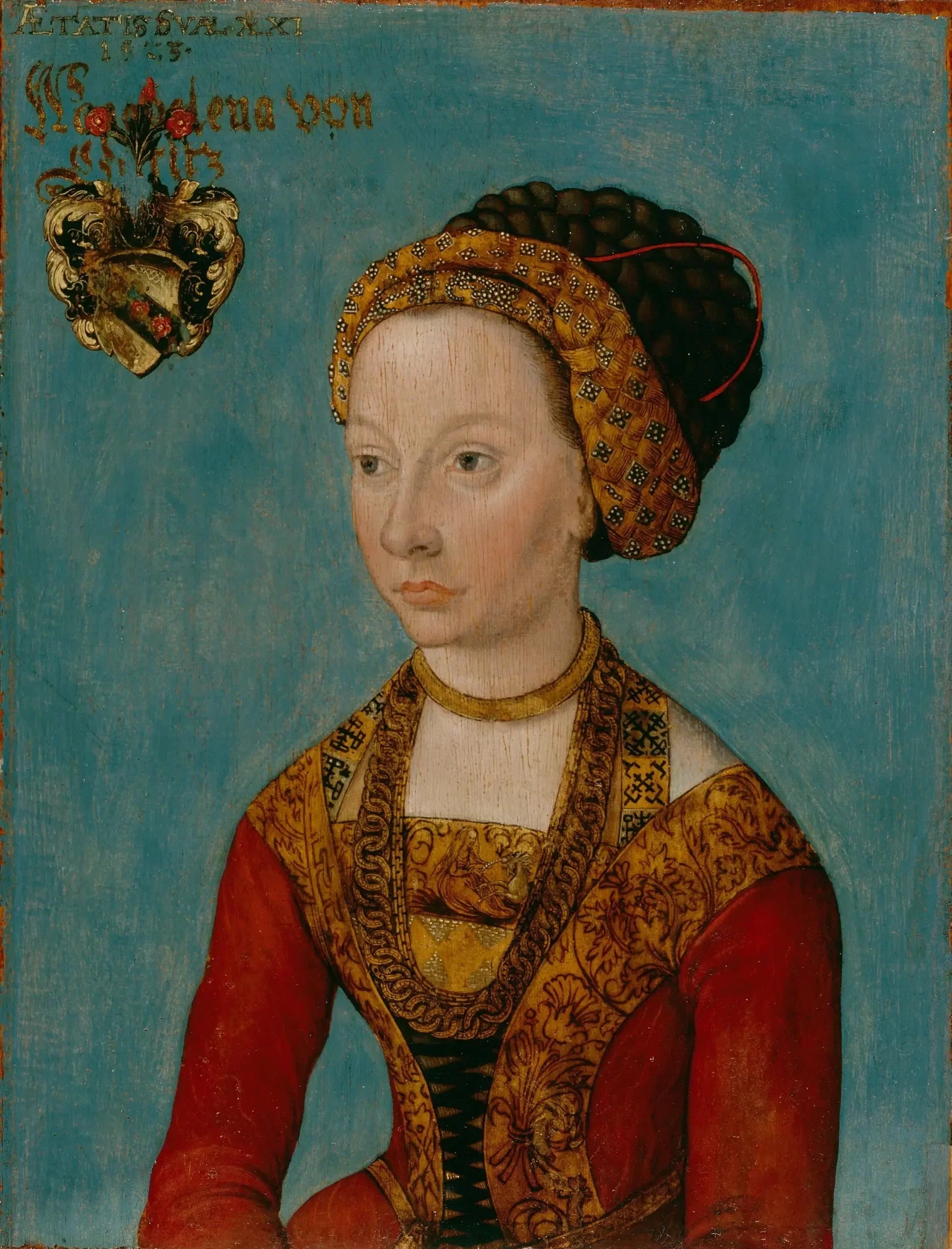 Portrait d'une mariée - Lucas Cranach the Elder image 1 reproduction réalisée par Alpha Reproduction