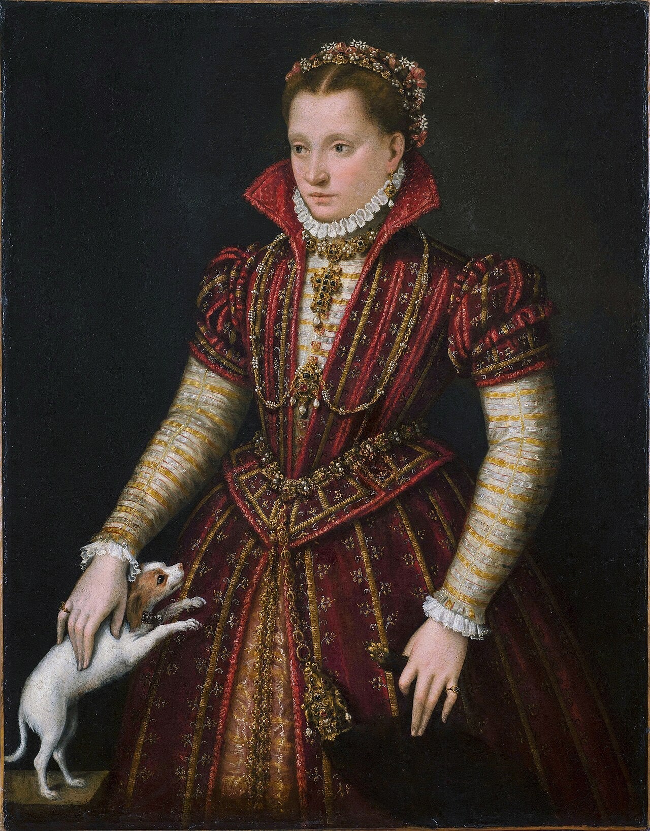 Portrait d'une noble dame - Lavinia Fontana image 1 reproduction réalisée par Alpha Reproduction