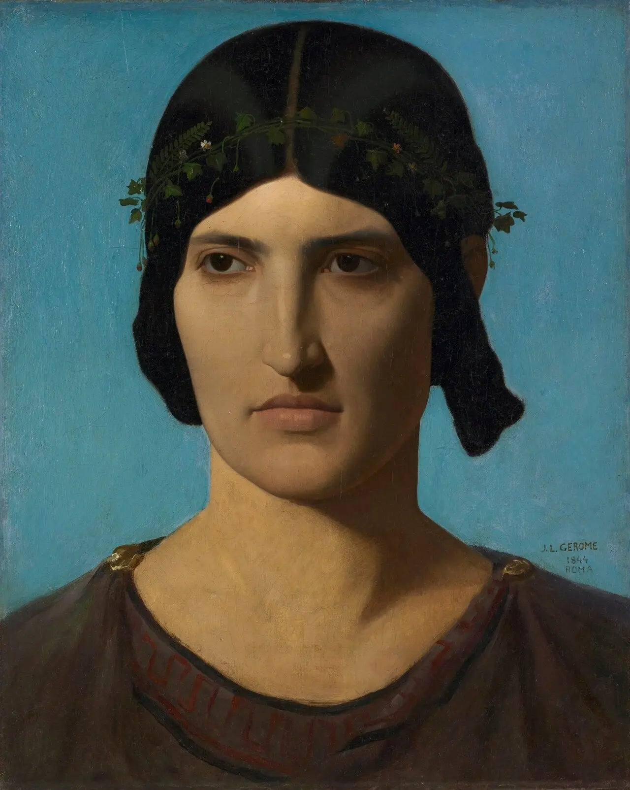 Portrait d'une Romaine - Jean-Léon Gérôme image 1 reproduction d’œuvre d’art à l’huile