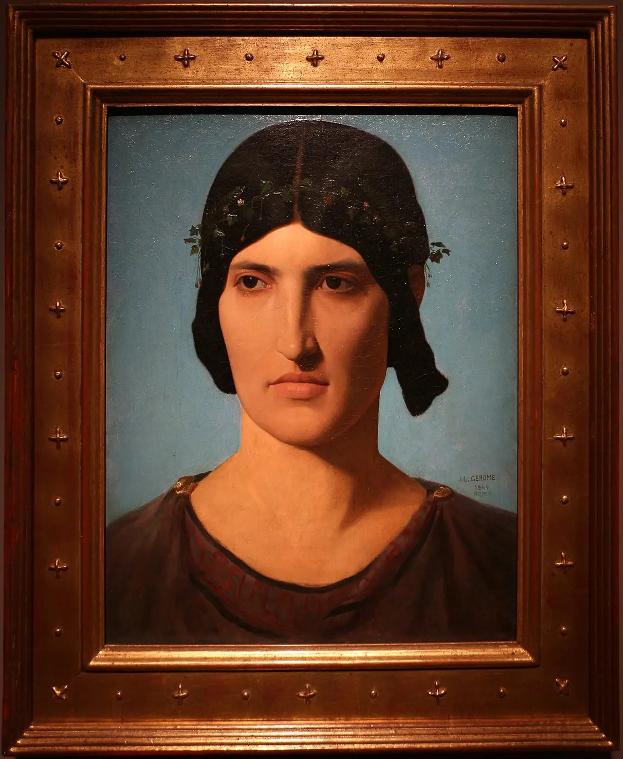 Portrait d'une Romaine - Jean-Léon Gérôme image 2 reproduction réalisée par Alpha Reproduction