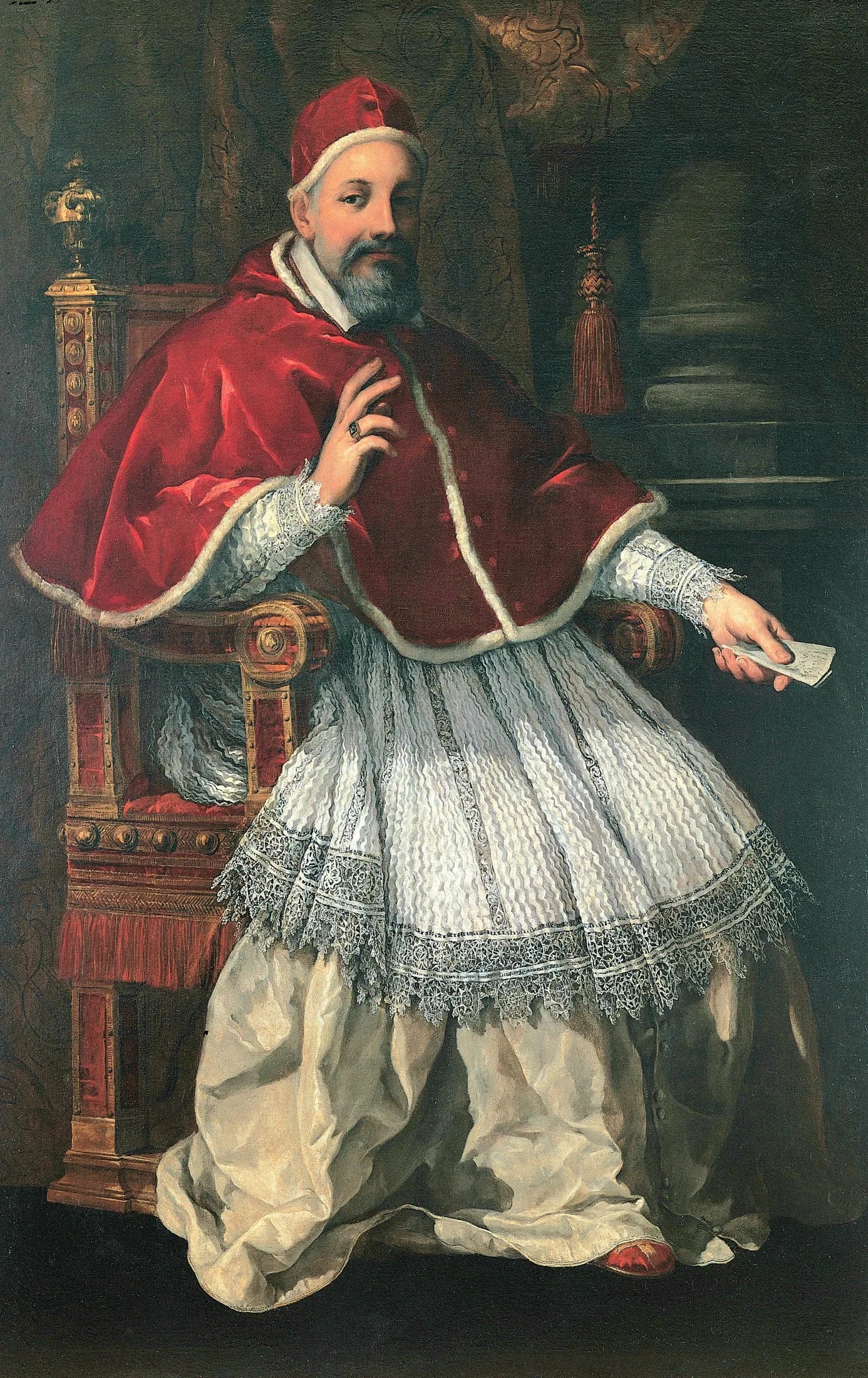 Portrait d'Urbain VIII - Pietro da Cortona image 1 reproduction artisanale de tableau