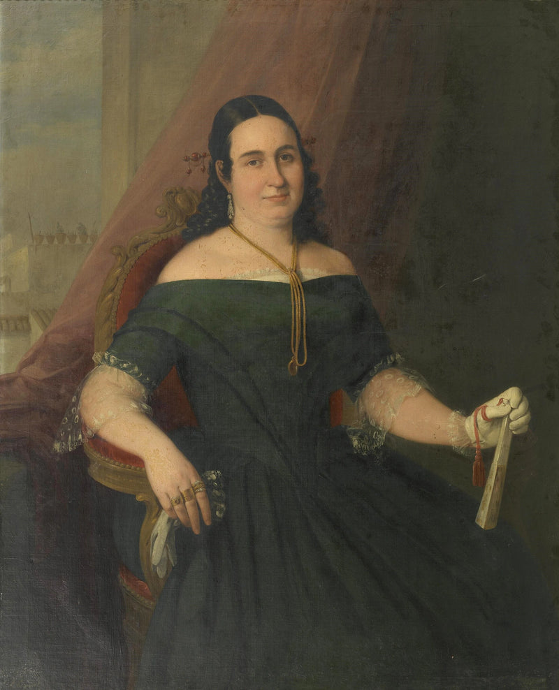 Portrait de dame - Antonio María Esquivel
