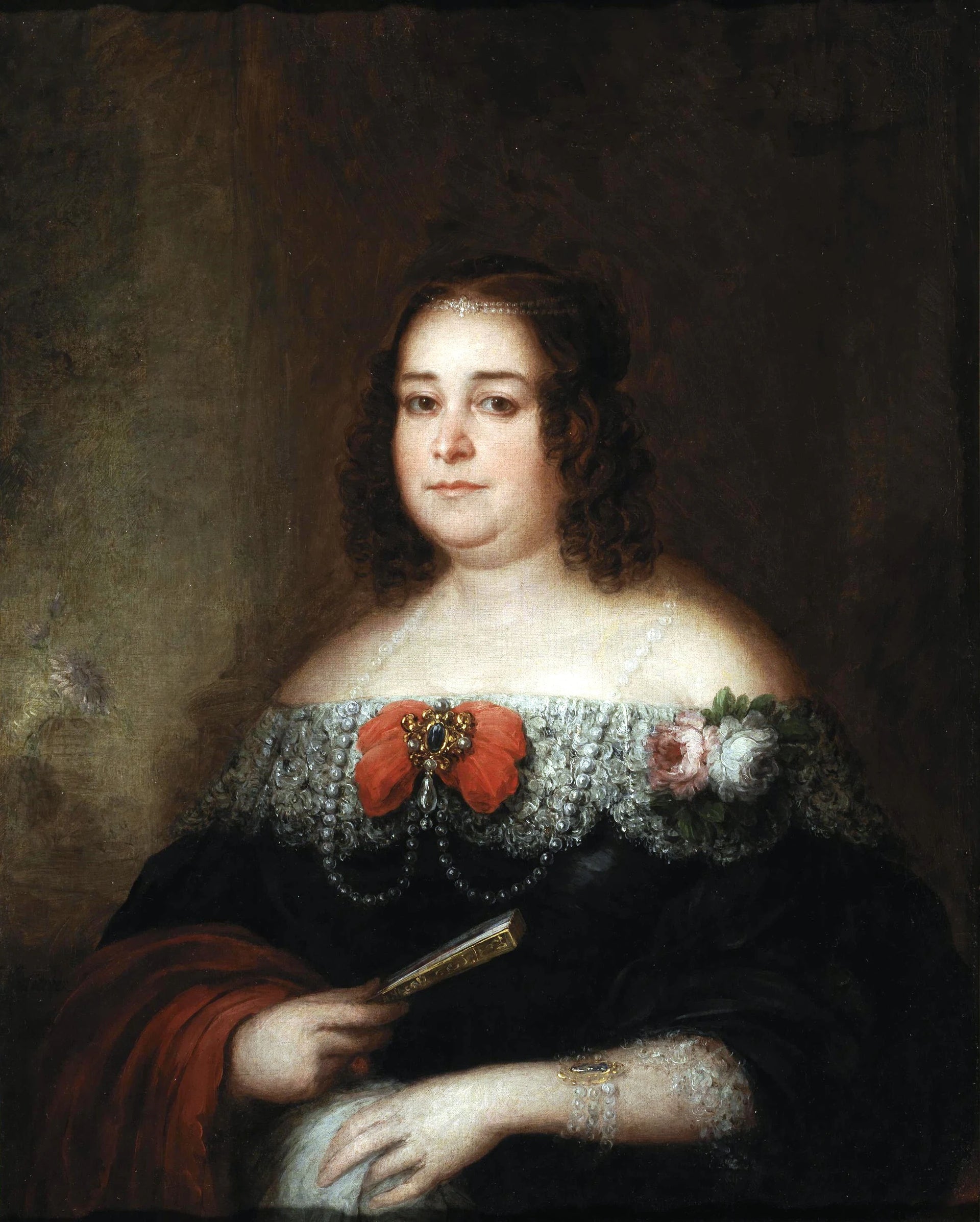 Portrait de dame - José Gutiérrez de la Vega