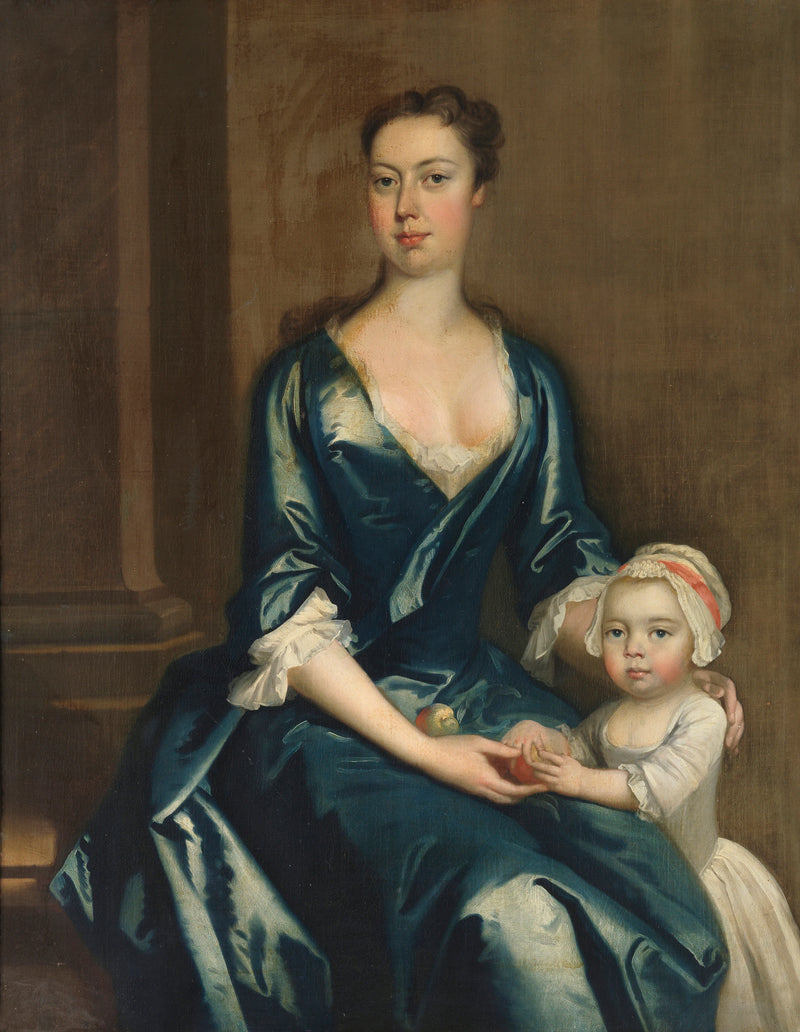 Portrait d'une dame - Thomas Hudson