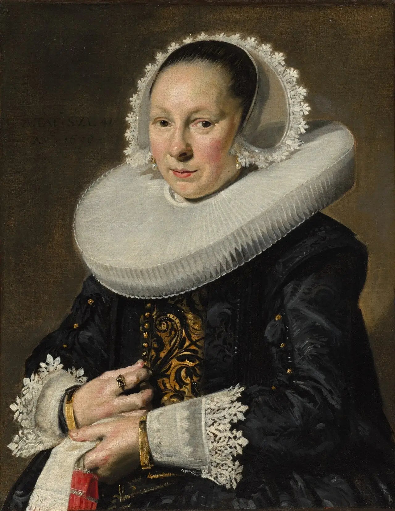 Portrait de Aeltje Dircksdr. Pater (1597-1678) - Frans Hals image 1 reproduction de peinture à l’huile