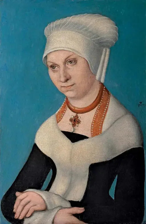 Portrait de Barbara, duchesse de Saxe (1471-1539) - Lucas Cranach the Elder image 1 copie de tableau peinte à la main