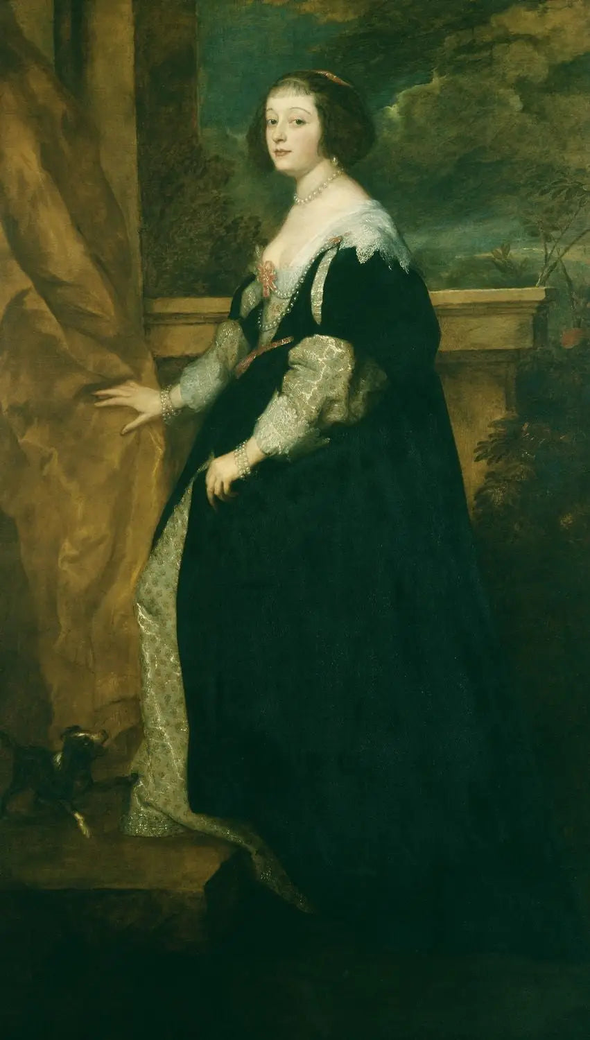Portrait de Béatrice de Cusance, princesse de Cante-Croix - Antoine van Dyck image 1 copie peinte à la main à l’huile
