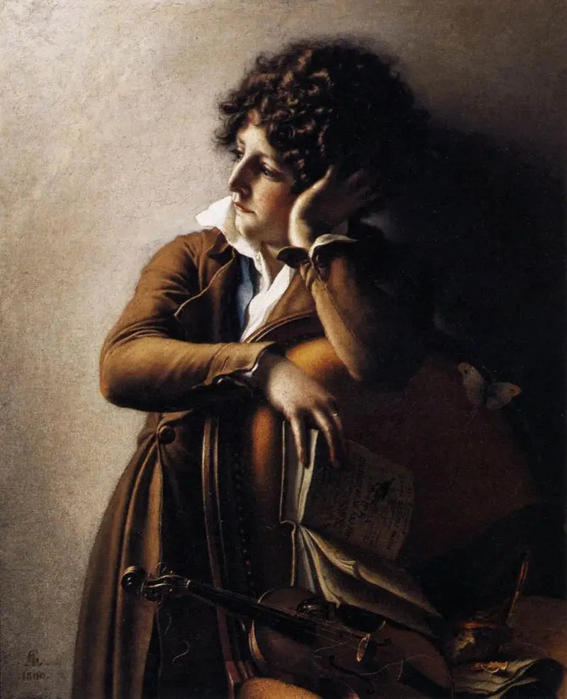 Portrait de Benoît Agnès Trioson (1790 – 1804), surnommé « Ruhehaus » - Anne-Louis Girodet