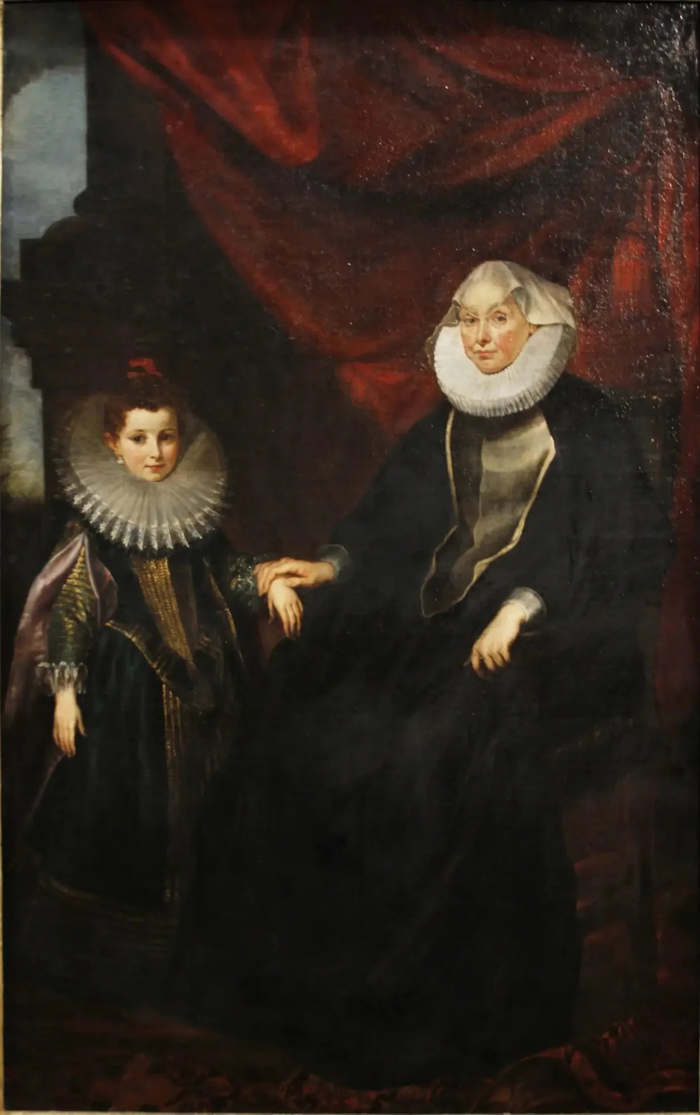 Portrait de Bianca Spinola Imperiale (1554-1622) et sa nièce Maddalena Imperiale - Peter Paul Rubens image 1 reproduction d’œuvre d’art à l’huile