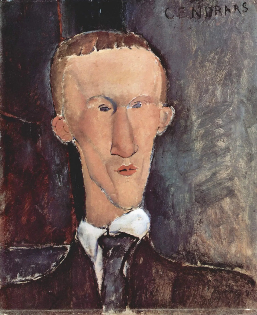 Portrait de Blaise Cendrars - Amedeo Modigliani