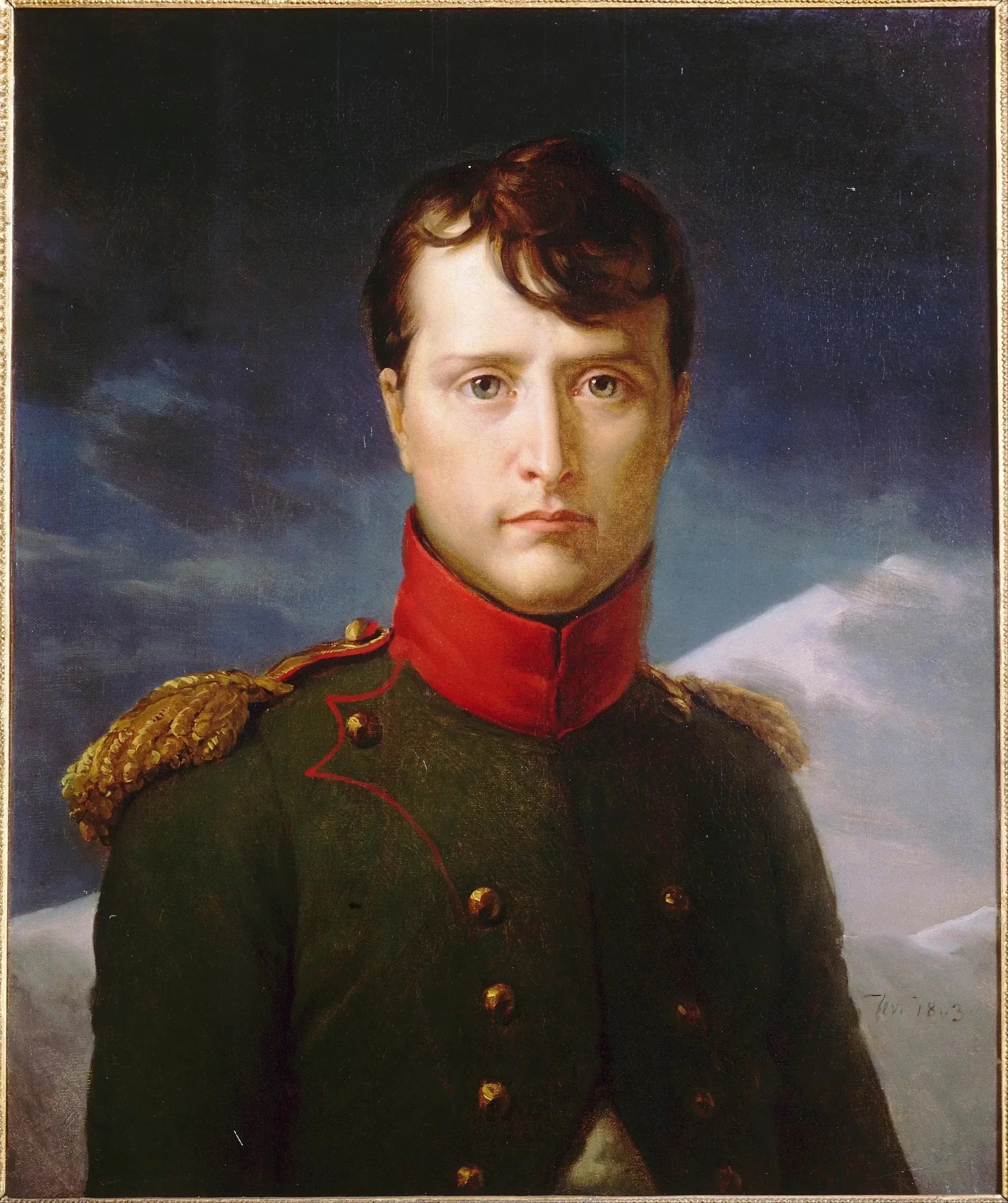 Portrait de Bonaparte, Premier Consul - François Gérard image 2 reproduction de peinture à l’huile